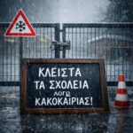 Κλειστά όλα τα Σχολεία και οι Παιδικοί Σταθμοί αύριο στον Δήμο Φιλοθέης – Ψυχικού